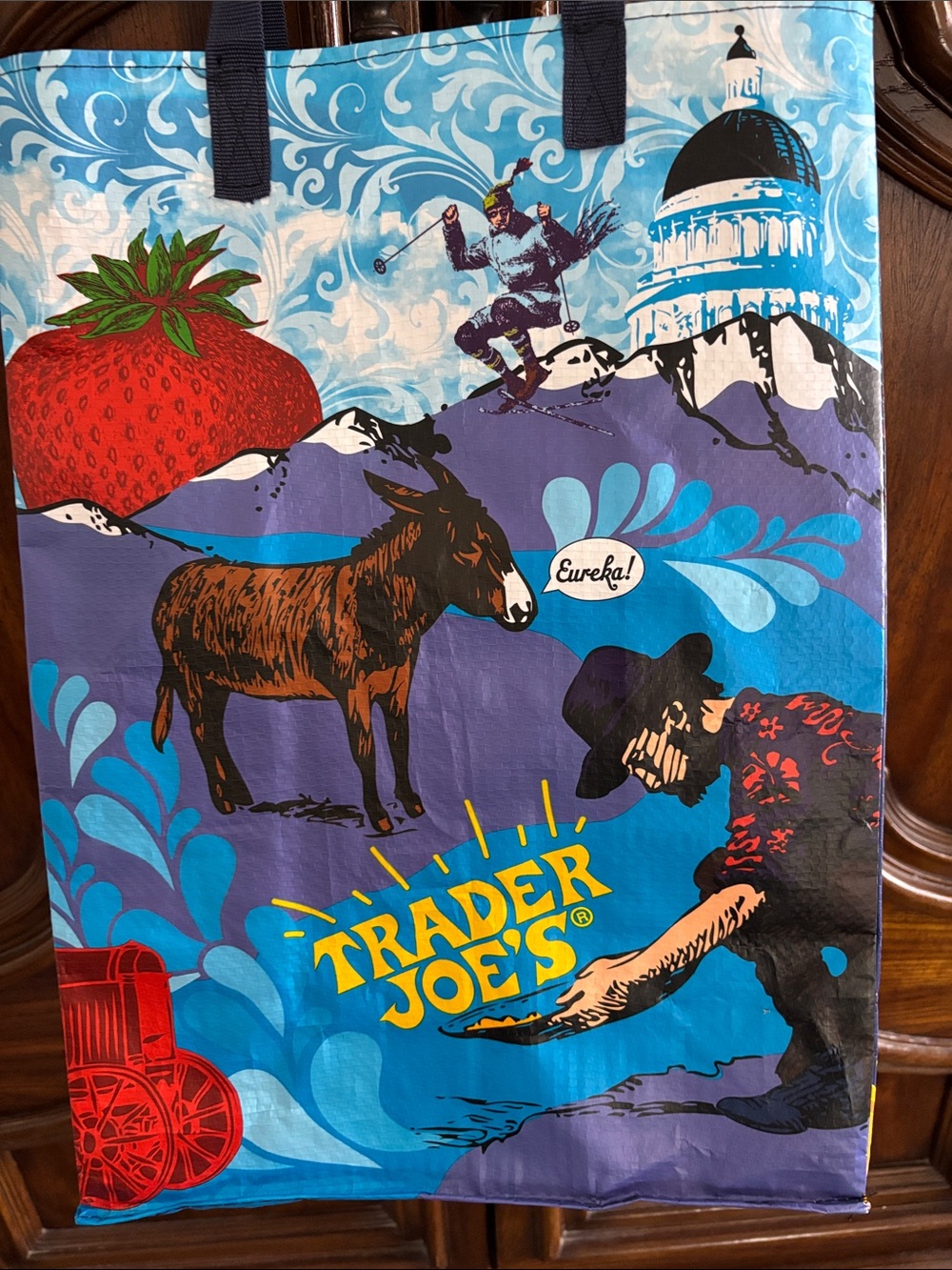 Trader Joe's reusable tote bag California - Picture 2 of 15